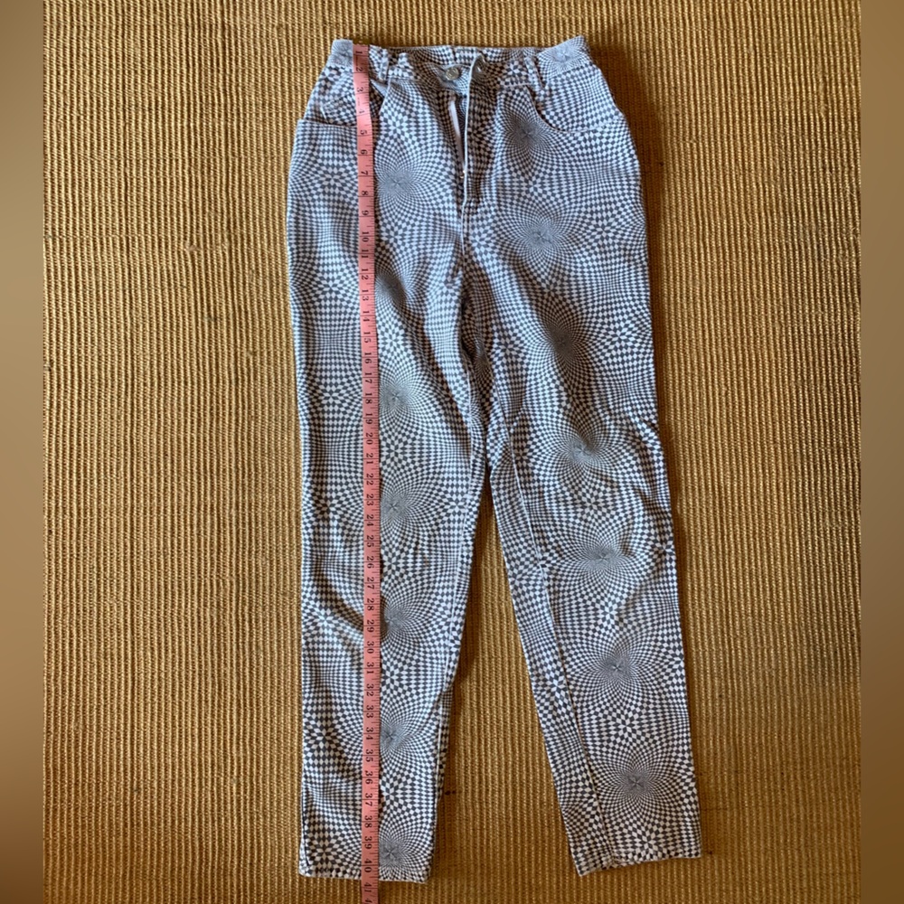 Rare Vintage Jeanjer 1980s Optical Illusion Jeans, Women’s 2-3 - Picture 9 of 16